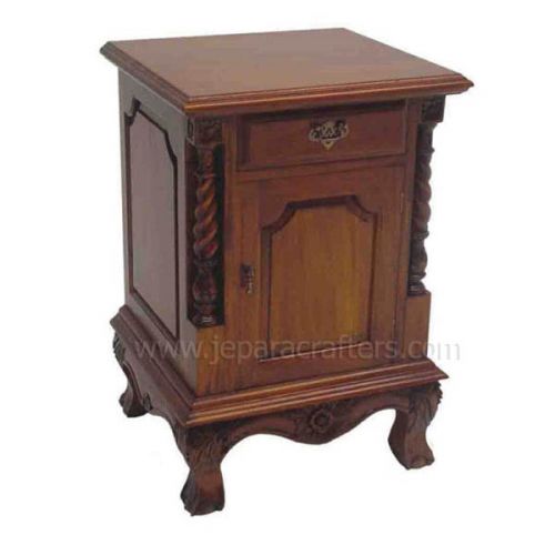 Mahogany Bedside Canopy Pilar MHBS002